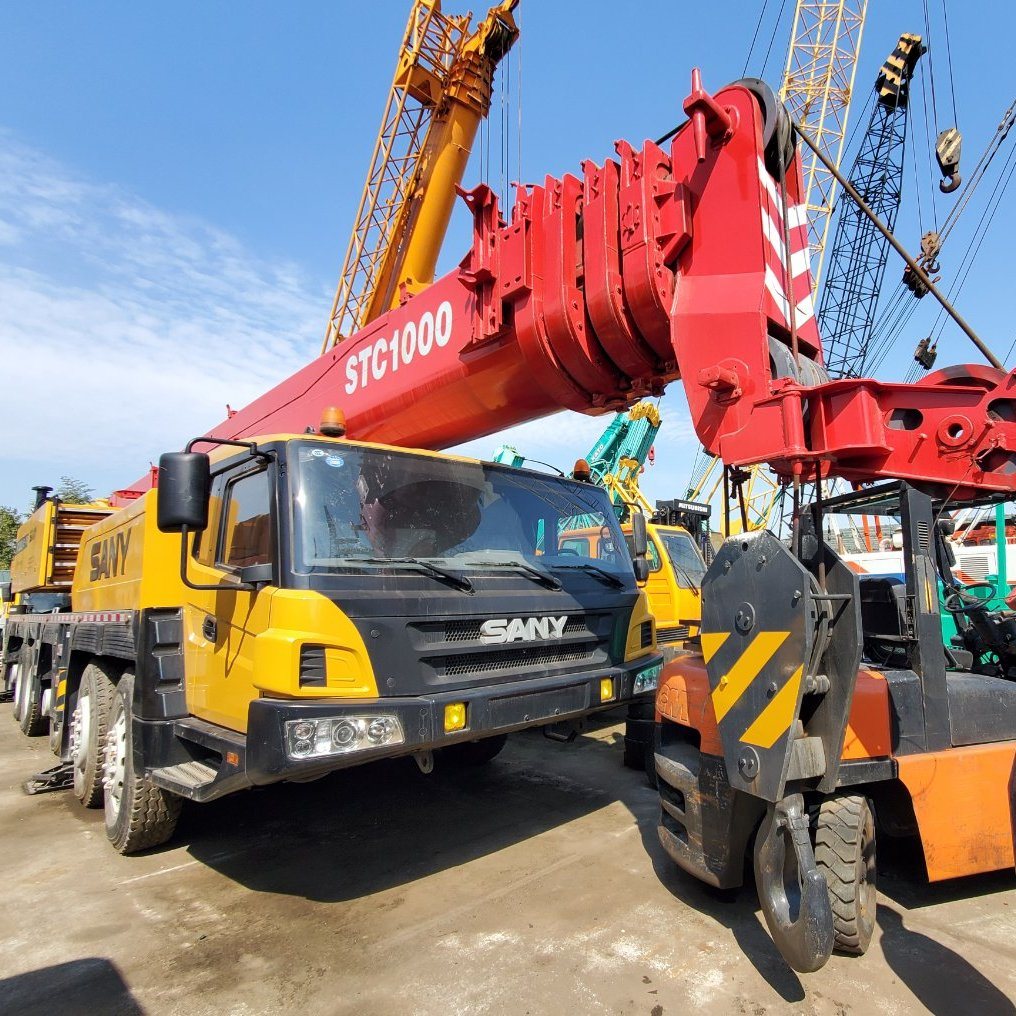 Chine 
                La Chine usagés Crane 100tonne STC1000 San Camion grue avec de bons Y Prix de vente
             fournisseur