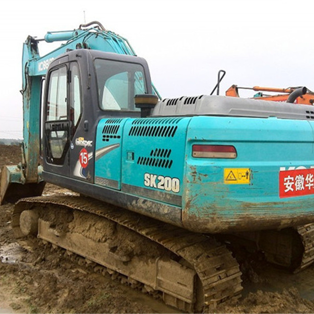 
                Tweedehands Kobelco Sk200-8 graafmachine met rupsbanden te koop
            