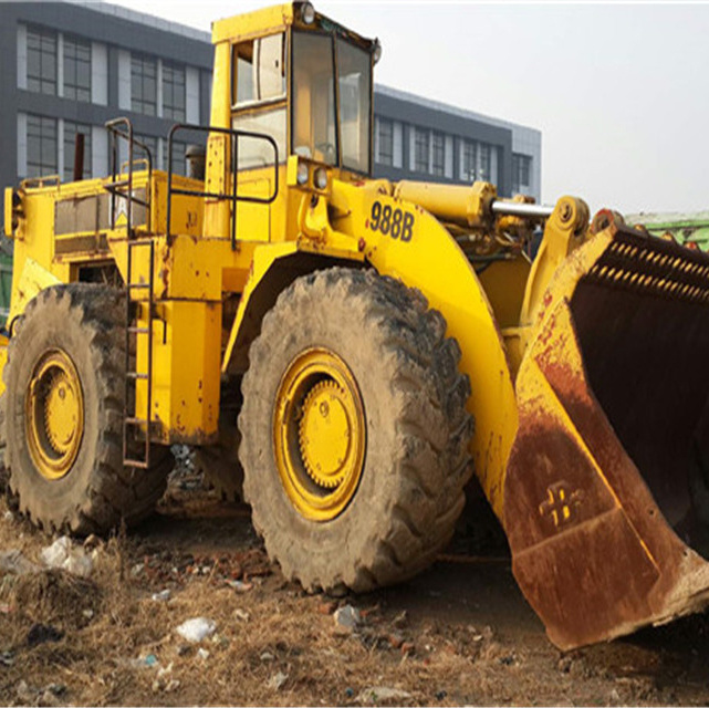 Used Caterpillar 988b Wheel Loader with Cat Engine Original Made in Japan