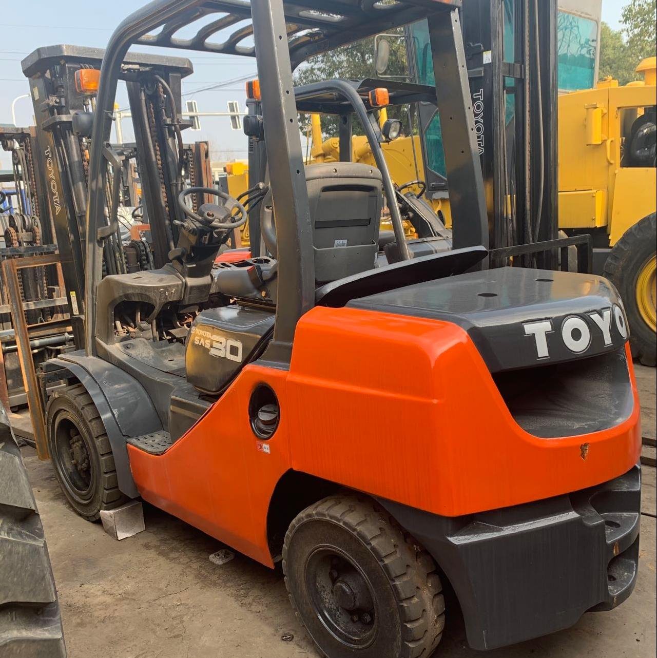 Used Diesel Forklift 3ton, Toyota 3ton Fd30 Diesel Forklift with Good Prie for Sale