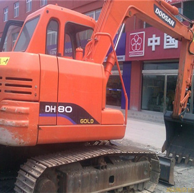 Used Doosan Dh80-7 Small Excavator with Good Condition