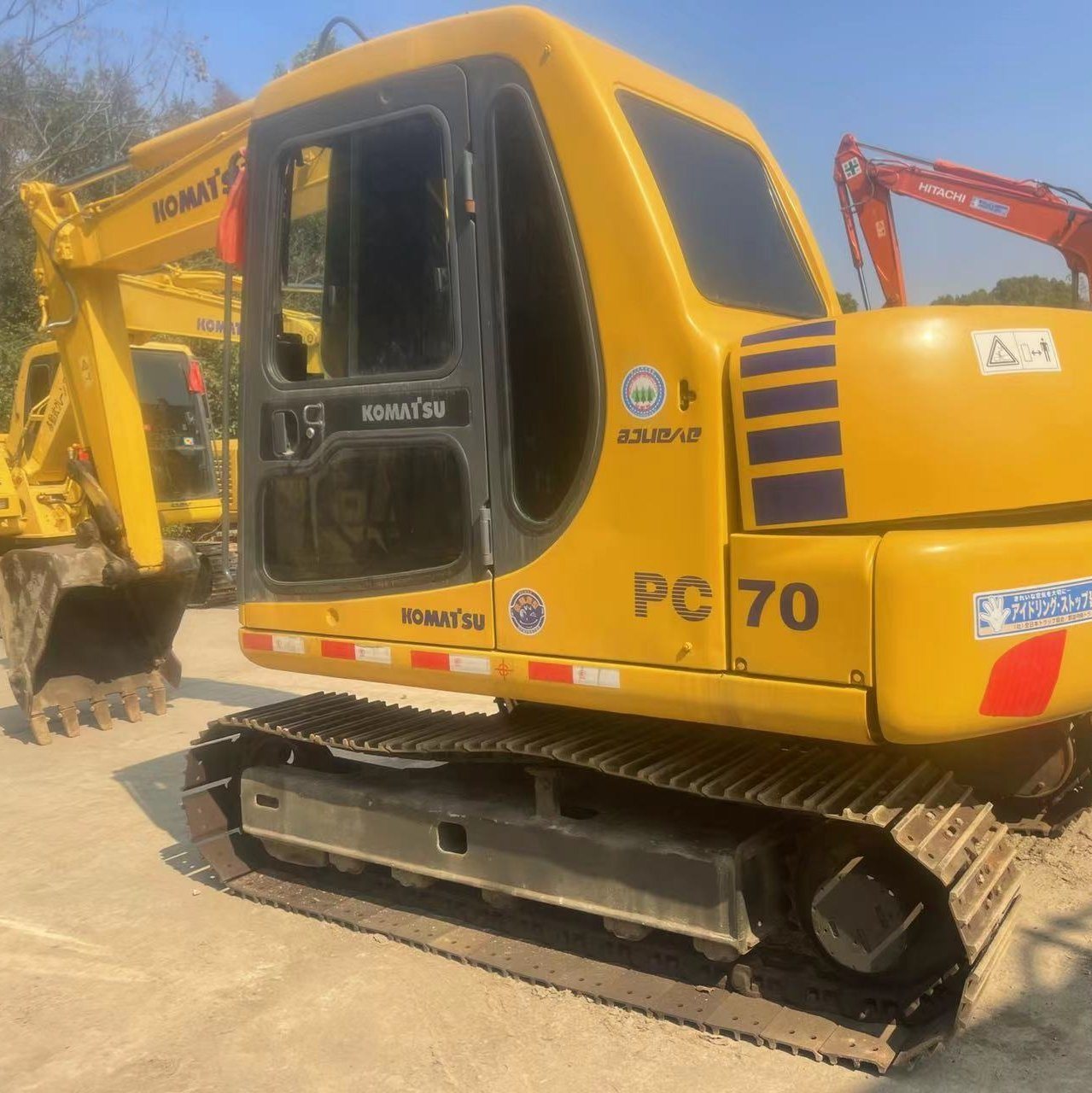 Used Komats U PC50 PC56 PC60 PC70 7ton Small Excavator with Powerful Engine for Sale