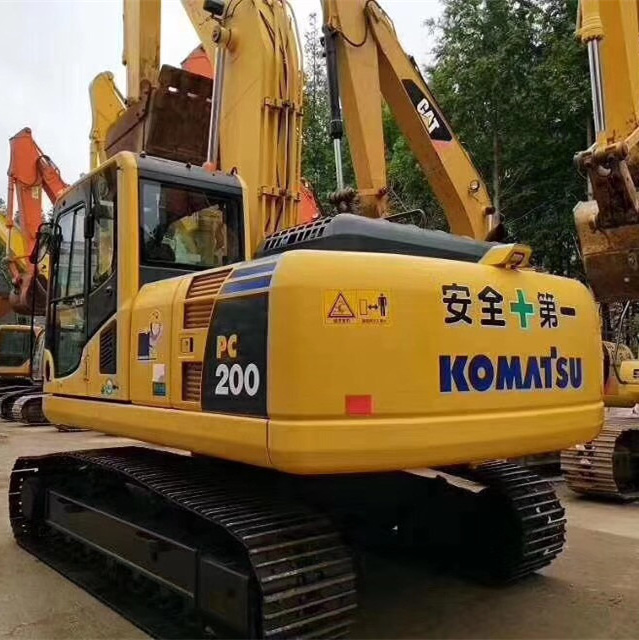 Used and New Hydraulic Excavator Digger Komats U PC220 /PC200-6 Crawler Excavator with New Cabin