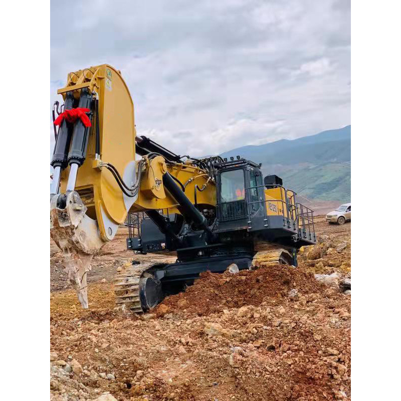 115t Large Crawler Excavator with Mining Bucket Xe1250 Ripper Pipeline