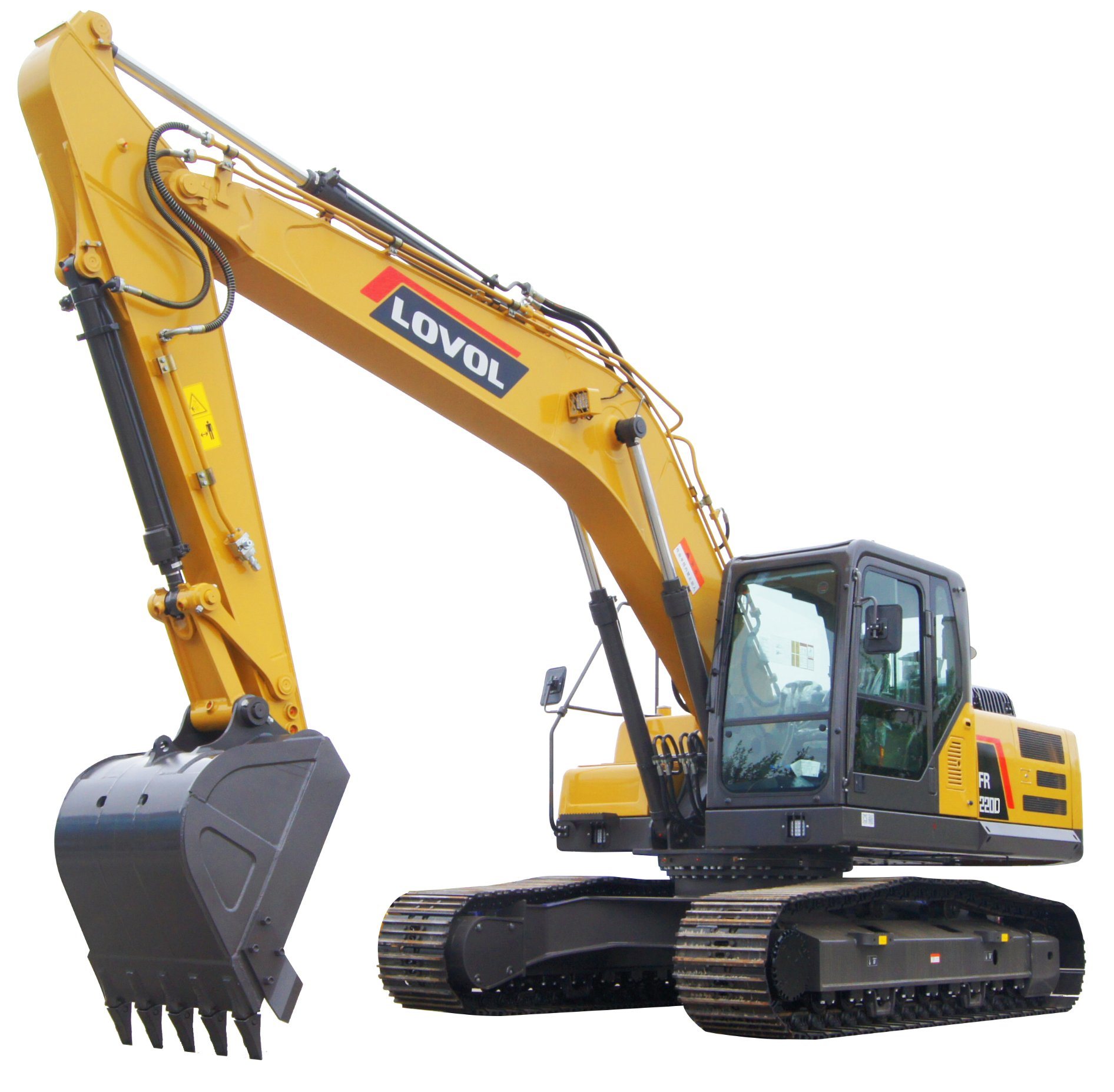 15 Ton Digger Lovol Crawler Excavator Fr150d with 0.6cbm Bucket Capacity