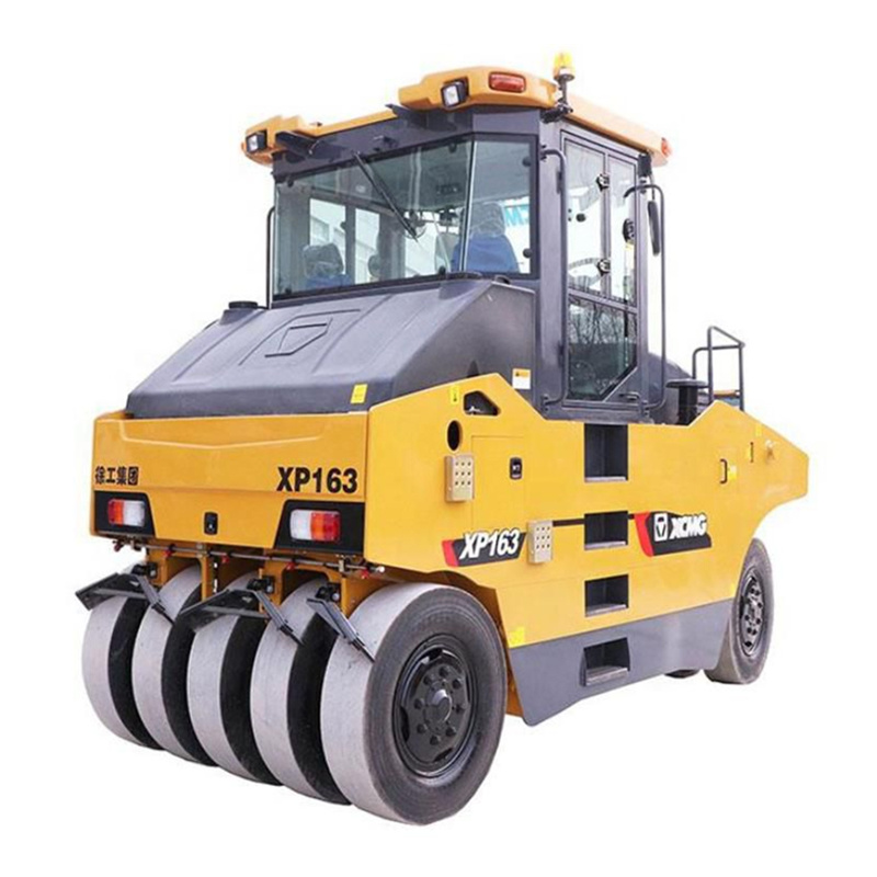 16 Tons XP163 Small Diesel Engines Pneumatic Road Roller