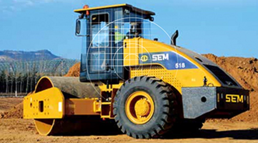 China 
                18ton rodillo vibratorio de tambor único completamente hidráulico Sem518 Compactador
             proveedor