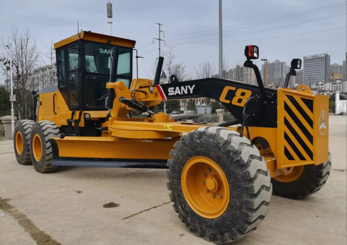 
                230hp Motor Grader Road Grader mit vorderer Klinge hinten Ripper Stg230c Stg230c-8s
            