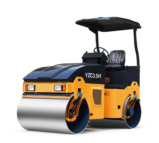 China 
                2t vibratorio de tambor doble Ride on Road Roller
             proveedor