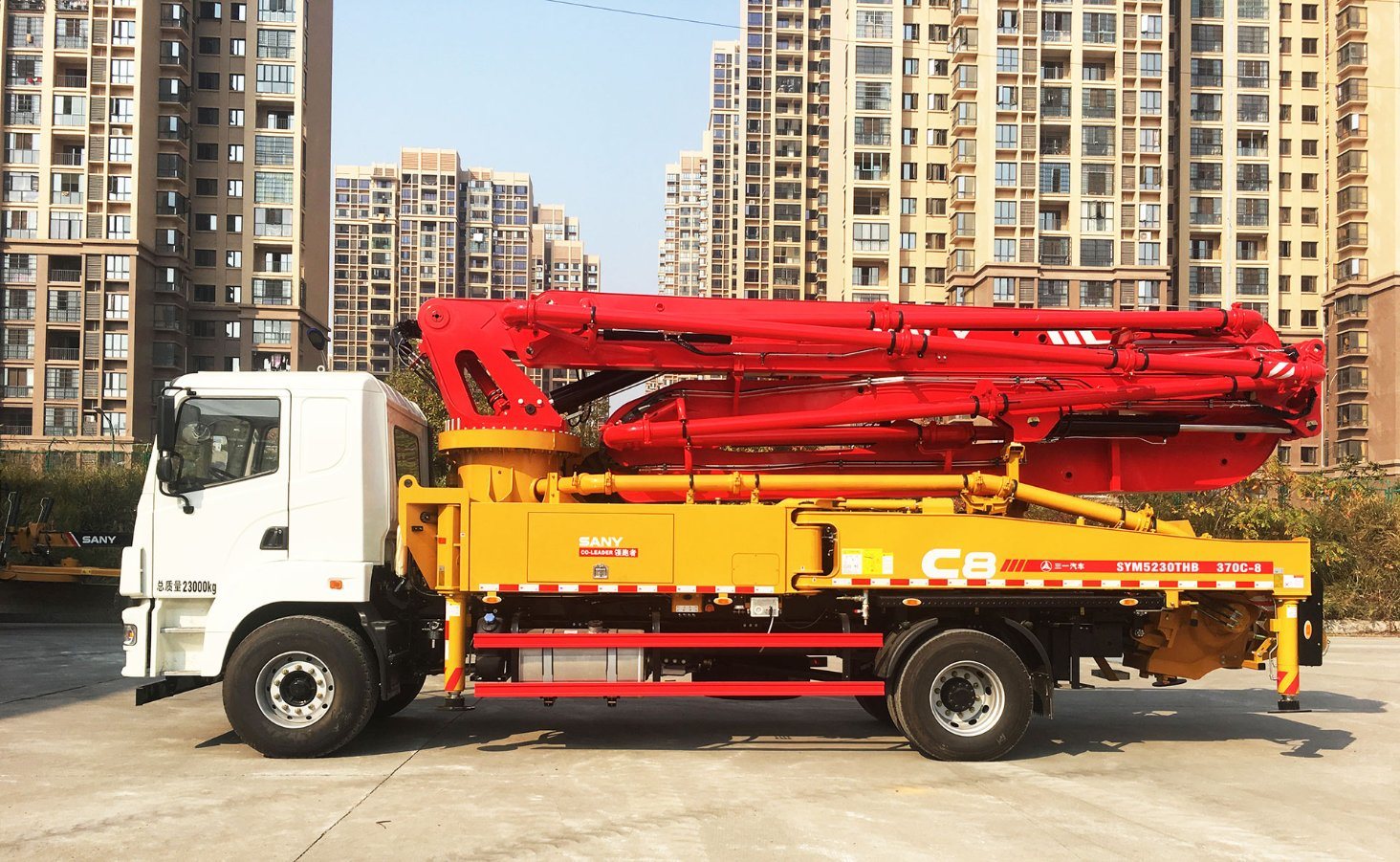 
                37m 콘크리트 펌프 트럭 Sym5230thb370c, 경쟁력 있는 가격
            