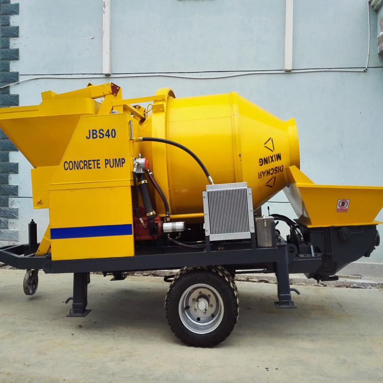 40m3/H Diesel/ Electric Concrete Pump with Mixer (JBS40)