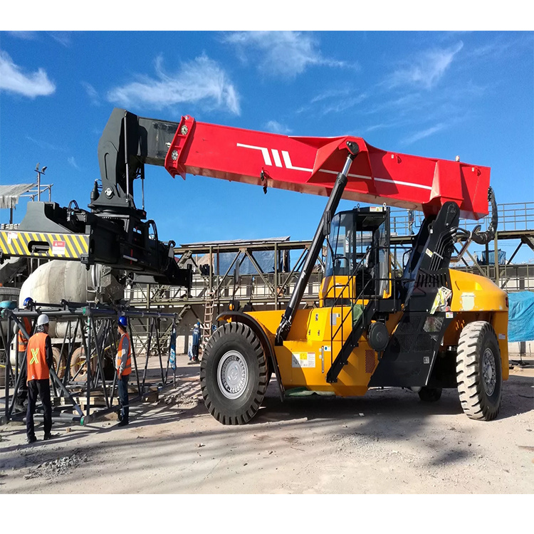 Chine 
                45t atteindre empileur Reachstacker Empileur de conteneur chariot élévateur à fourche
             fournisseur