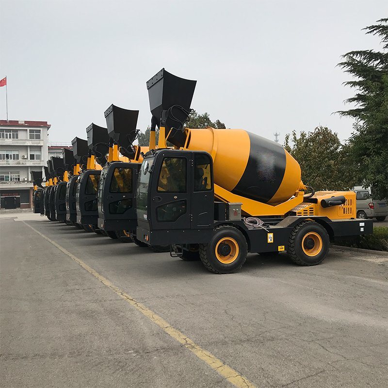 China 
                4WD Maxizm Full Hydraulic 4m3 Self-Loading Concrete Mixer Truck for Sale
             supplier