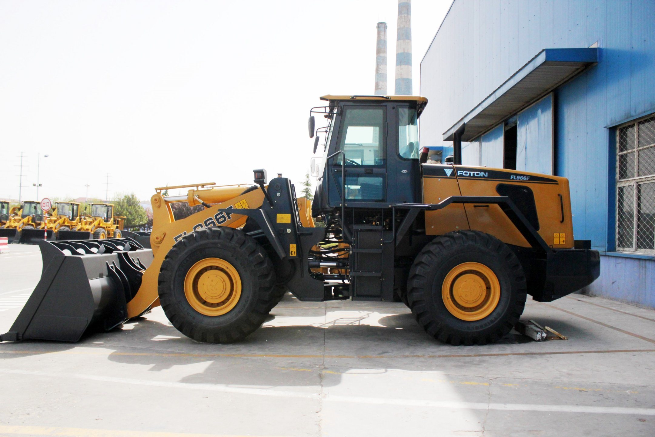 5 Ton 3.3cbm FL956h Lovol Wheel Loader Earthmoving Machinery