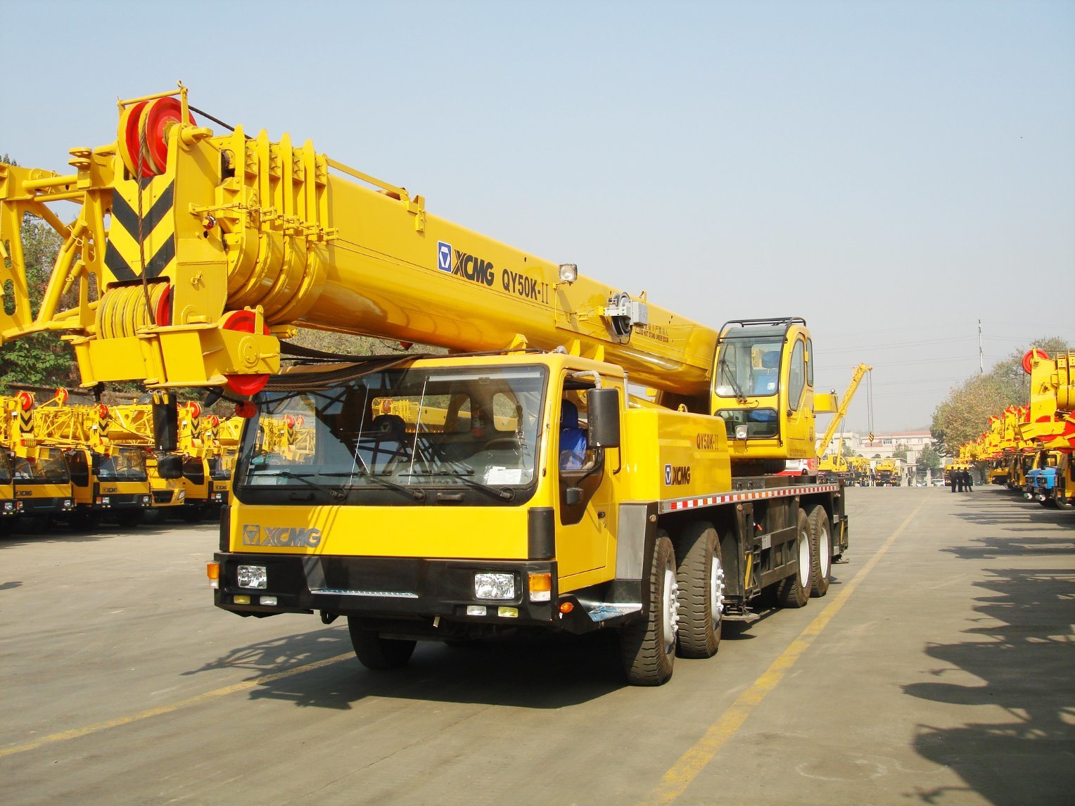 China 
                50 ton Xcg Truck Crane Qy50ka te koop
             leverancier