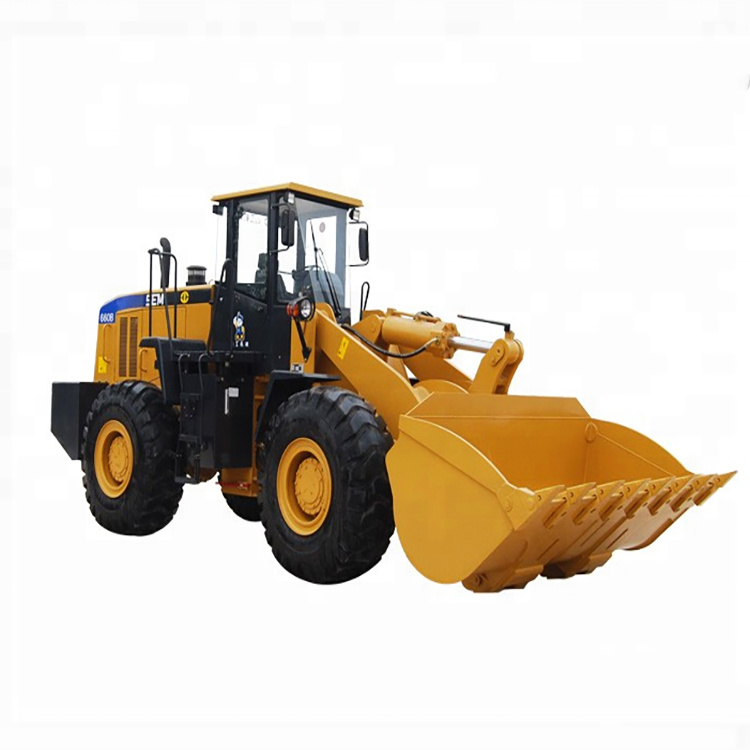 
                cargadora de ruedas de 6 toneladas Sem660d con Grapper
            