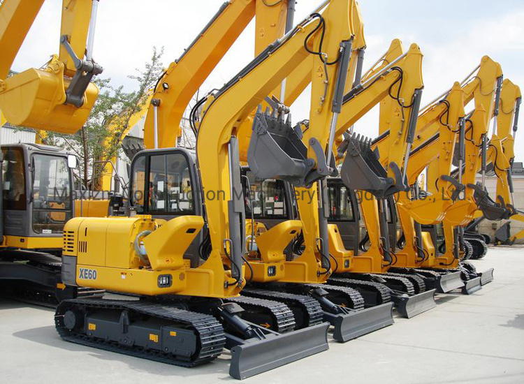 6ton Mini Crawler Excavator Xe60da in Stock