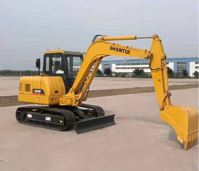 6ton Shantui Crawler Excavator Se60 0.22 Bucket Capacity Digger