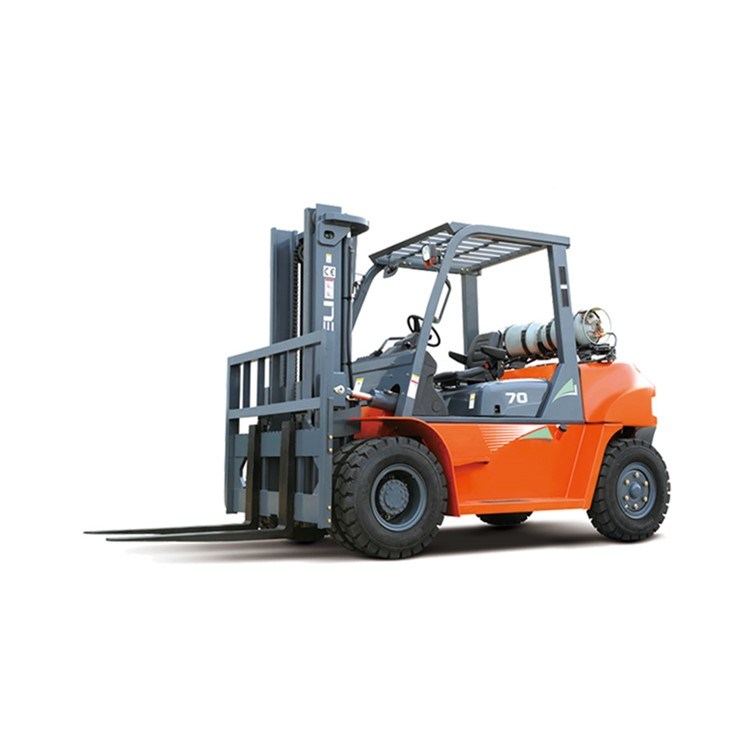 
                7 Ton フォークリフト Heli Diesel Forklift Cpcd70 吊り上げ機械
            