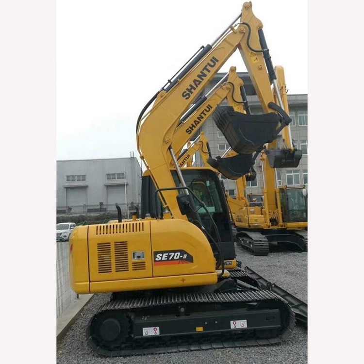 7ton 0.32cbm Shantui Crawler Excavator Mini Digging Machine Se75