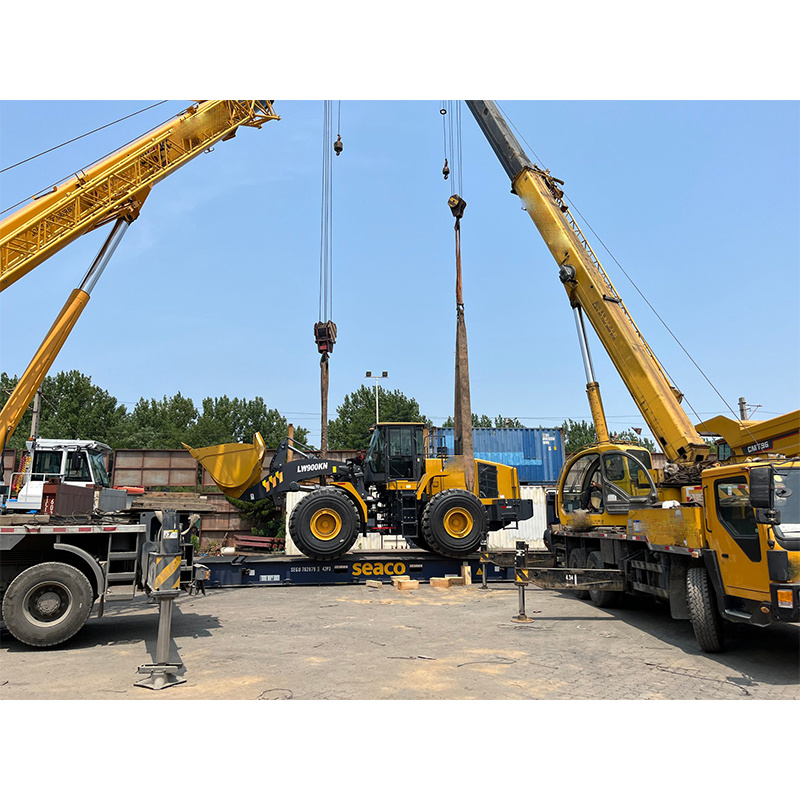 
                9t chargeuse à roues LW900kn chargeur frontal d′exploitation minière Fops cabine ROPS
            