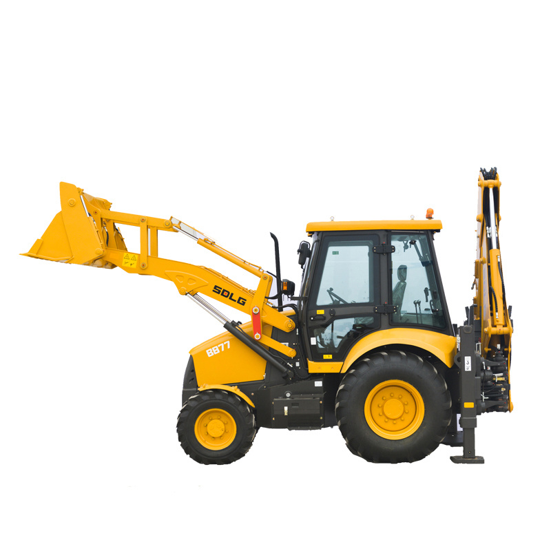 B876f 1.8t 1cbm Wheel Loader Backhoe Loader