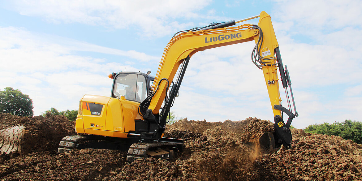 Brand Liugong New 9ton Mini Hydraulic Crawler Excavator