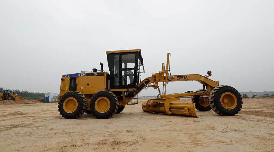 Cat Sem 190HP Hydraulic Motor Grader Road Grader with Front Blade and Rear Ripper Sem919