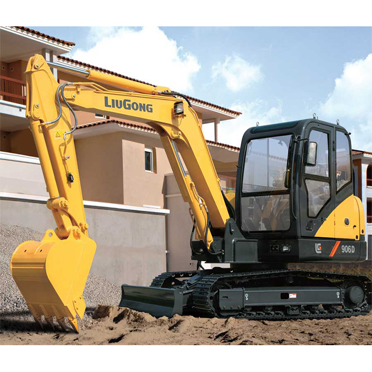 China Construction Machinery Liugong Mini 6 Ton Crawler Excavator Clg906D