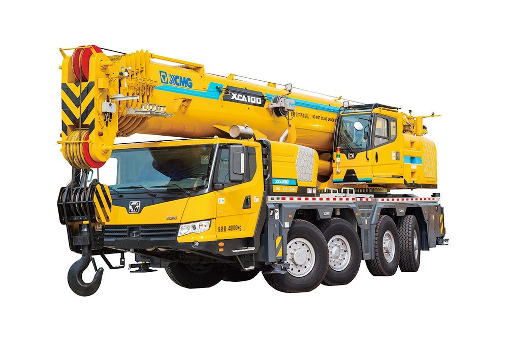 
                La Chine Prix EXW 100ton camion grue tout terrain avec Seven-Arm Xca100 pour la vente de la rampe
            