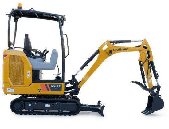 China EXW Price Official Liugong Zoomlion Lovol 1.8ton 2ton 3ton Mini Excavator (9018F)