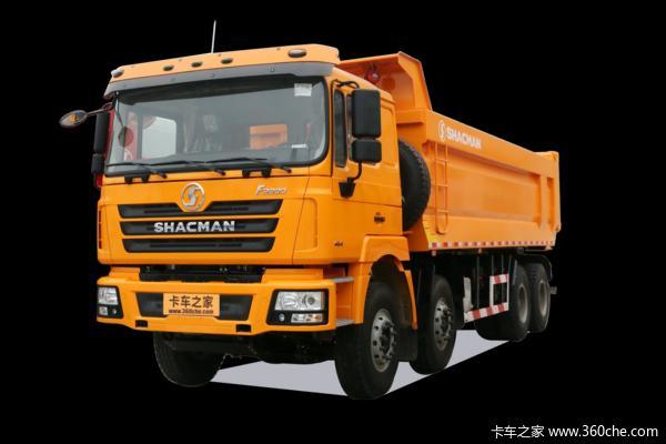 China EXW Price Shacman 8*4 4 Axles Dump Truck with Cummins Engine Man Cab LHD Rhd F3000