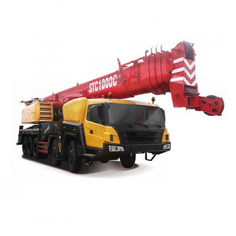 
                La Chine célèbre marque de 100 tonnes Capacité du grand roulement chariot mobile de Grue Grue STC1000s pour la vente
            