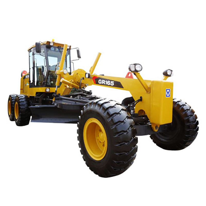 China 
                China Top Brand 165HP Motor Grader Road Roller with Front Blade Rear Ripper Gr165
             supplier
