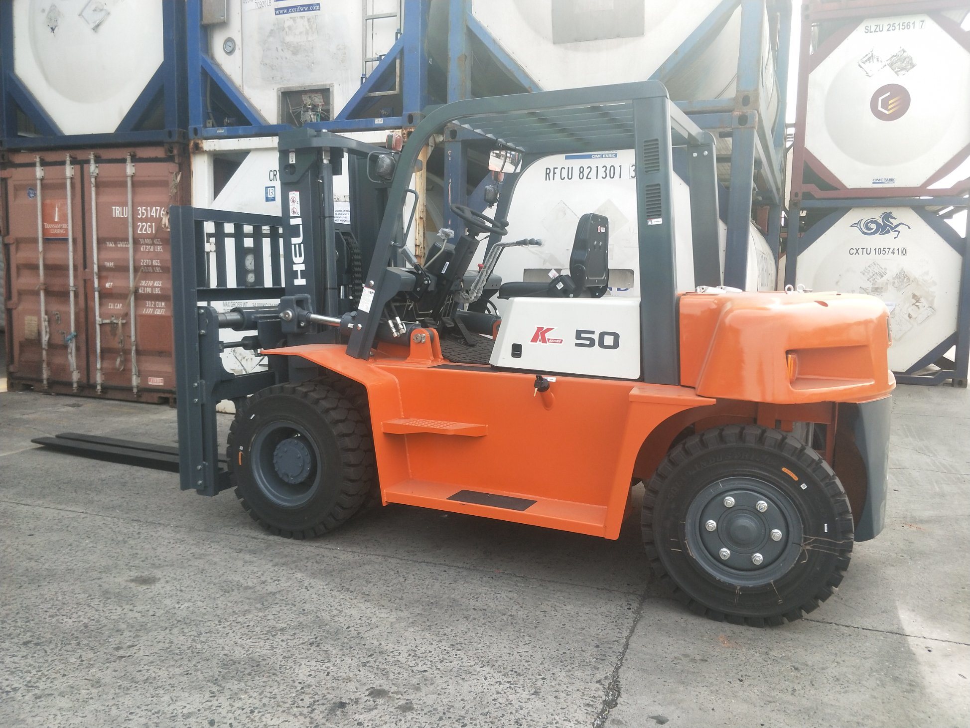 China 
                China Top Brand Heli 10ton 12ton Forklift with Cummins Engine Optional Mast Cpcd120 Cpcd100
             supplier