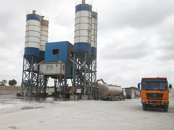 China Top Brand Zoomlion Hzs120p Mini Concrete Batching Mixing Plant in South Africa