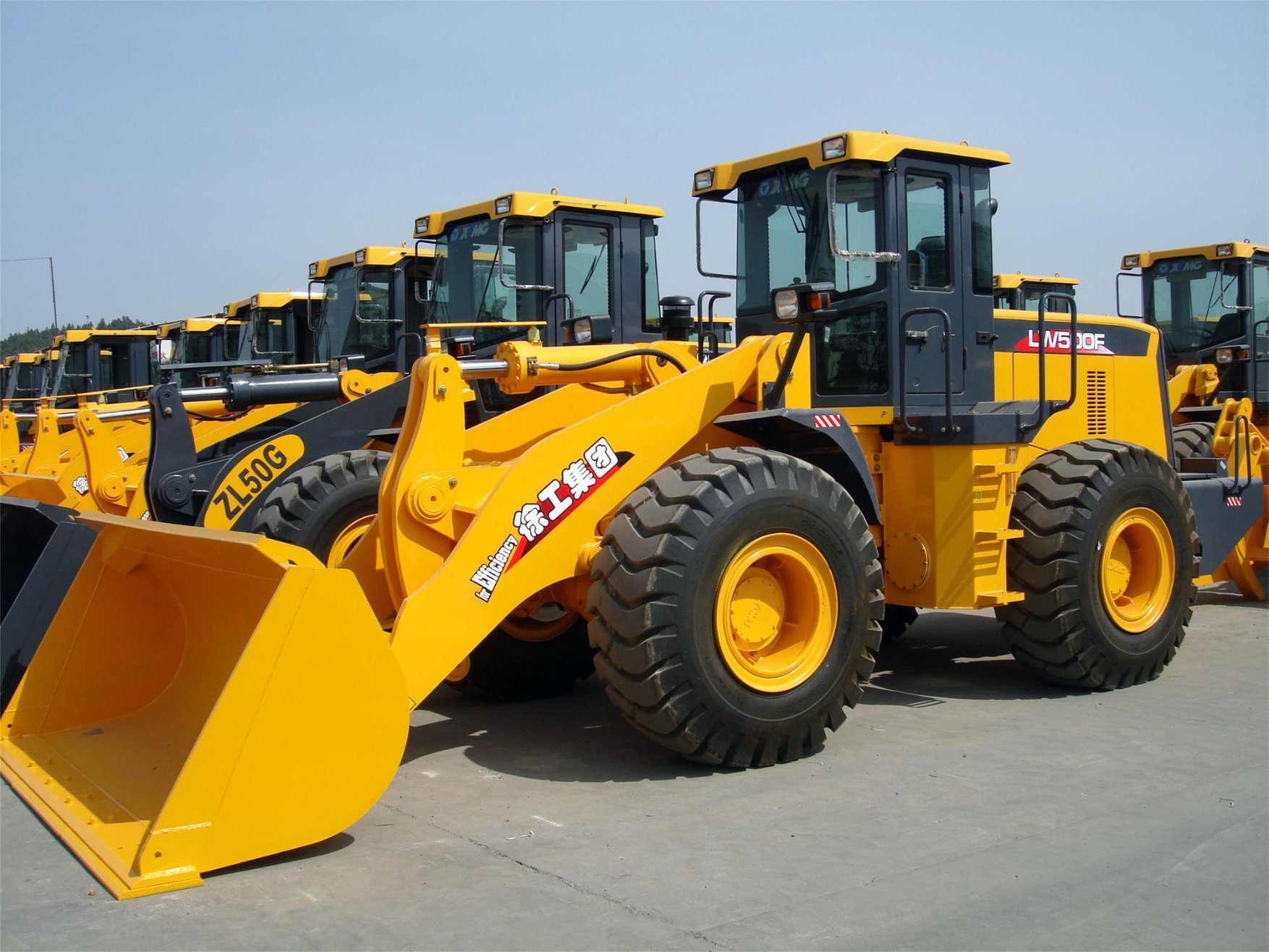 Chinese Wheel Loader Lw500fn with Toad′s Mouth Clamp for Sale