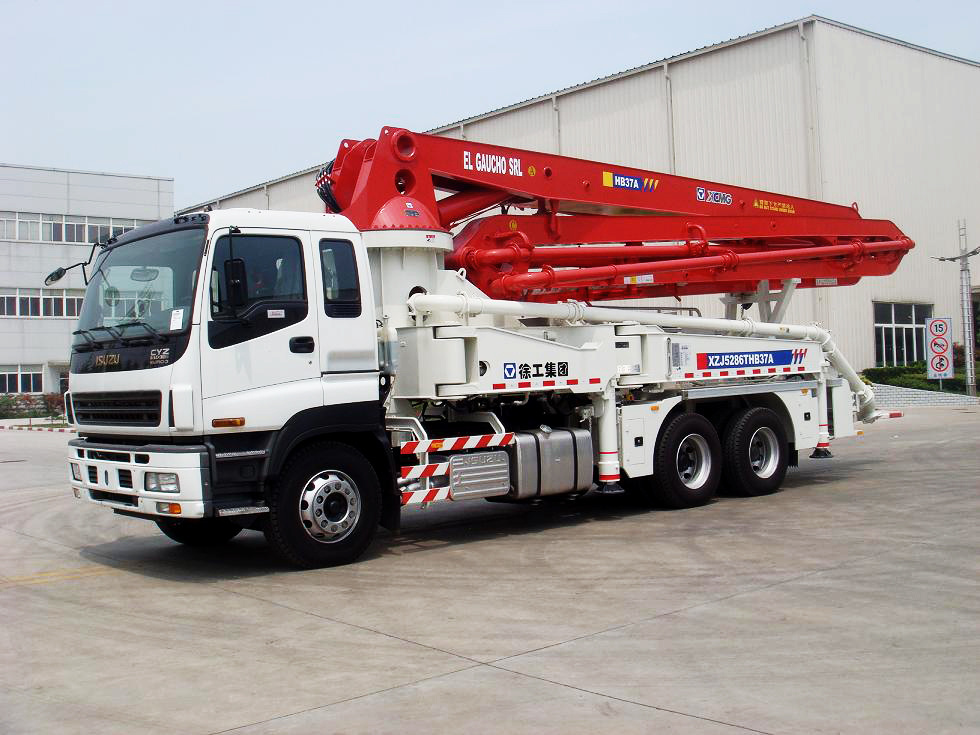 Concrete Pump Truck 48m Hb48K Truck-Mounted Machine Factory Price