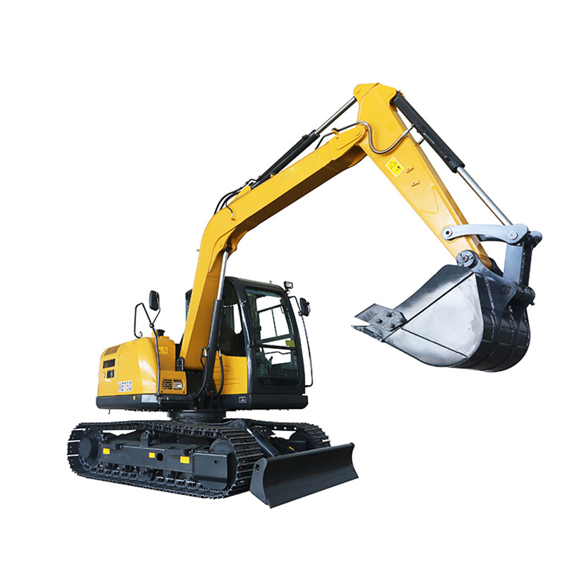 Construction Machine Digger 7 Ton Trackhoe Hydraulic Crawler Excavator with Hammer