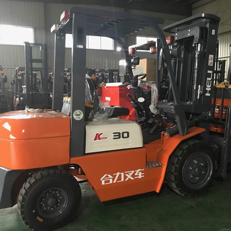 China 
                Cpqd30 3 Ton Gasoline Heli Forklift
             supplier
