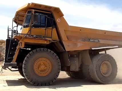 Famous Brand Mining Dump Truck 55 Ton Srt55D on Sale