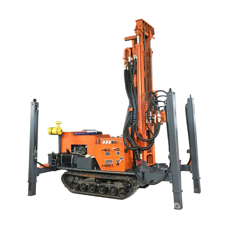 Feida Deep Water Well Drilling Rig 450m Depth Crawler Pneumatic Water Well Drill Rig (FY450)