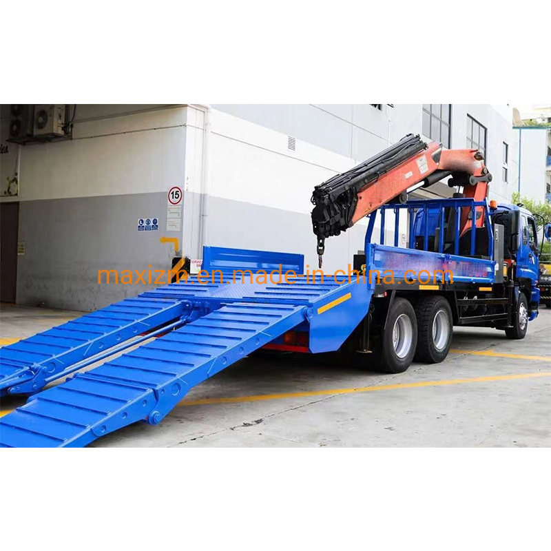 China 
                HOWO 10t Knuckle Boom Crane Hydraulic Ladder for Cargo Truck
             supplier