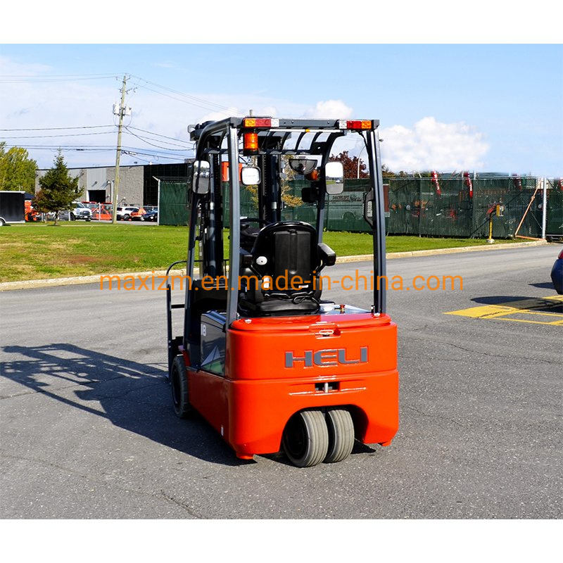 
                Carrello elevatore a forche Heli a batteria al litio per trazione anteriore a 3 ruote motrici 3000 A 4000 lbs Cpd18sq
            