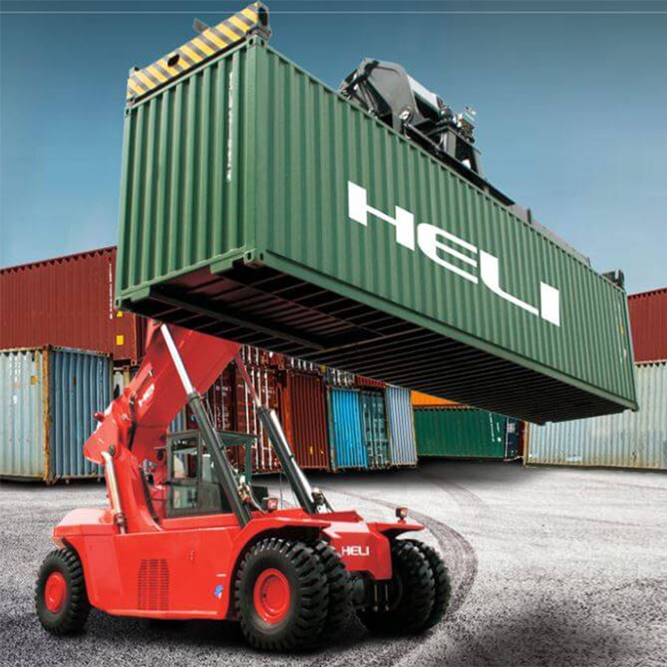 
                Heli 45 Ton Sea Port Reach Stacker für Container Rsh4528
            