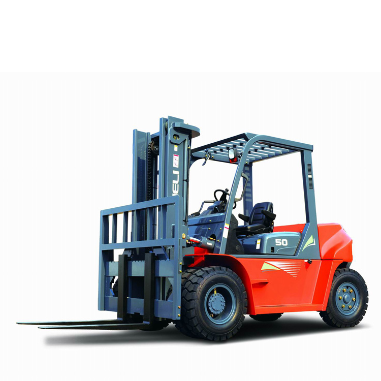 Heli 5ton Manual Hydraulic Forklift Cpcd50 Fork Lift Hot Sale