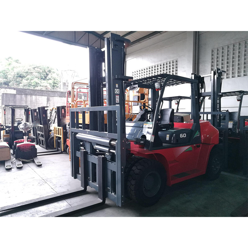 Heli 6ton Container Mast Diesel Forklift Cpcd60 with Side Shift