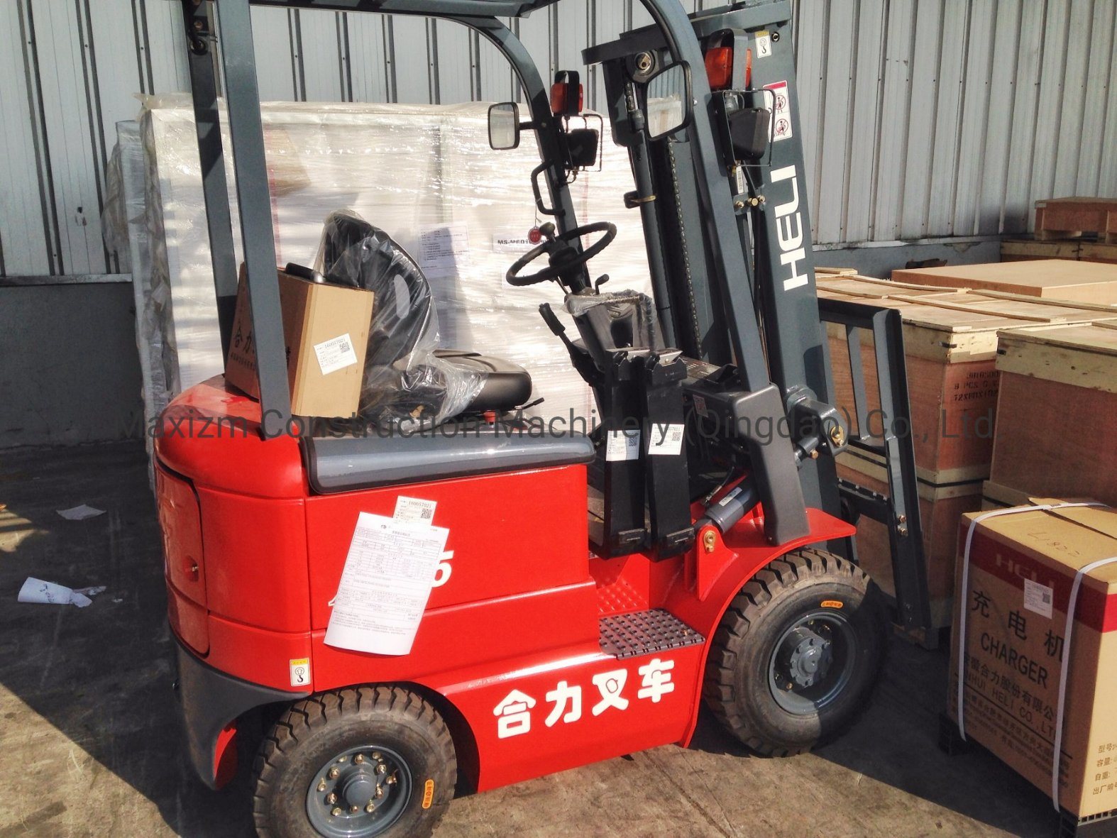 Heli New 12t Forklift Cpcd12 with Side Shift for Sale