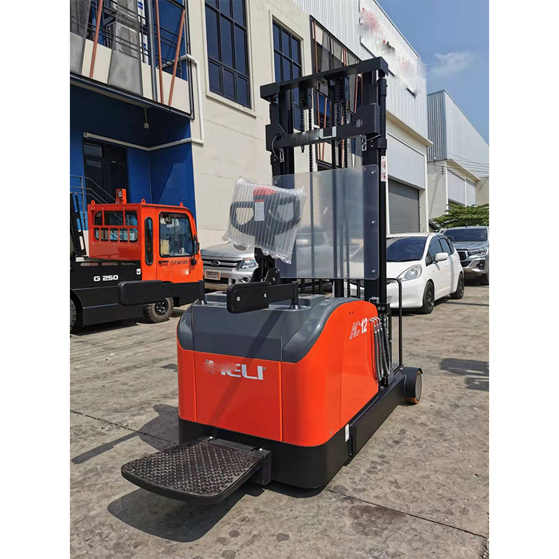 
                Heli Stand su 1.5t piccolo carrello elettrico per stretti Magazzino corsia Cqdm15
            