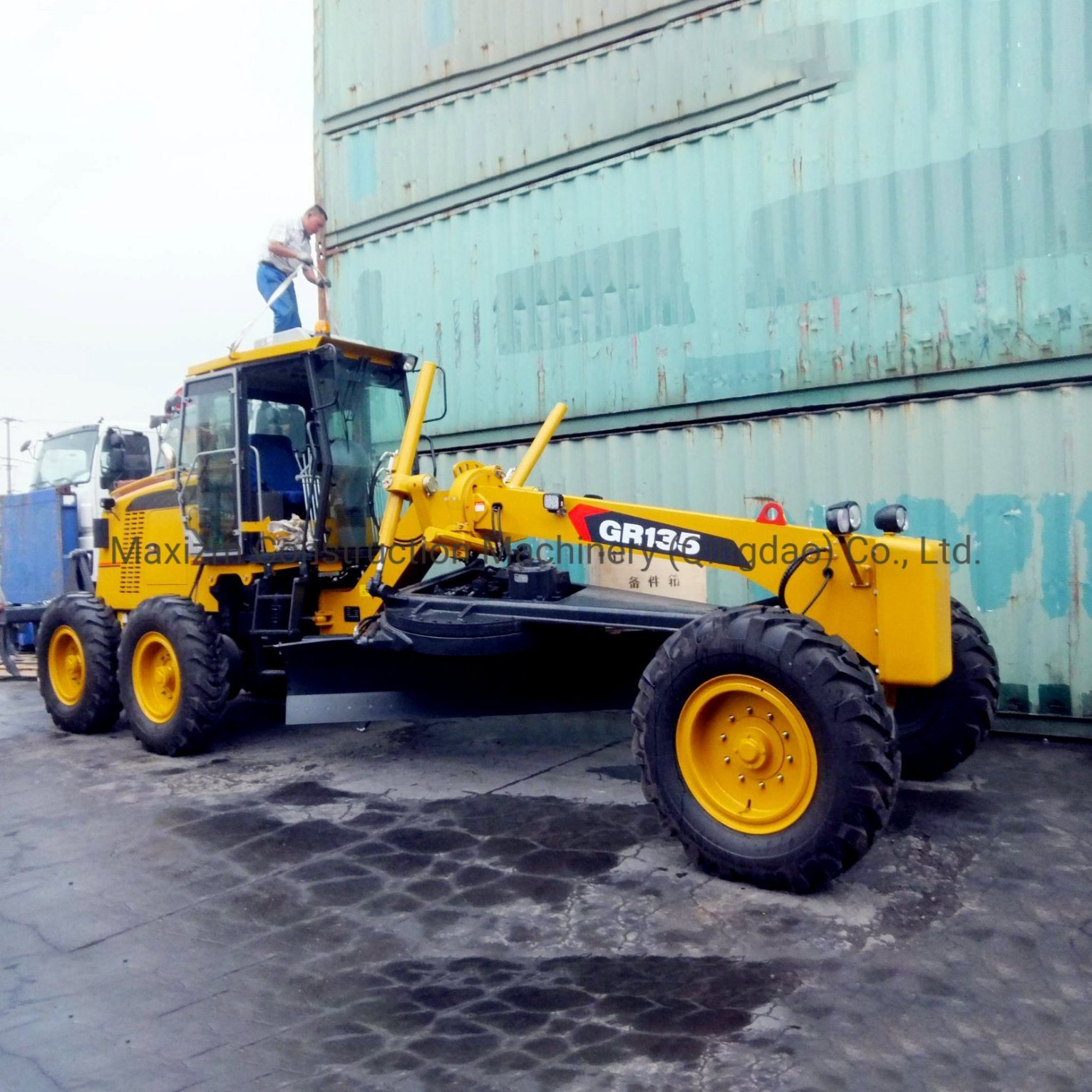 
                High Power Road Machinery 350HP Motor Grader Gr3505
            